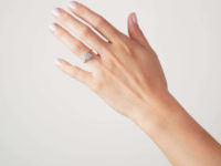 Edwardian 18ct Gold & Platinum Diamond Daisy Cluster Ring