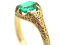 Victorian 18ct Gold & Emerald Ring