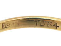 Edwardian 18ct Gold & Platinum Diamond Daisy Cluster Ring