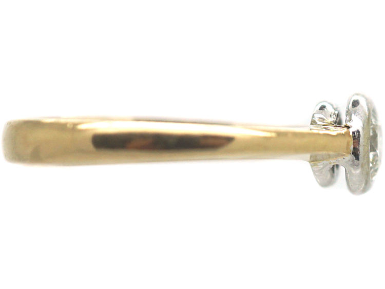 14ct Gold & Diamond Solitaire Ring