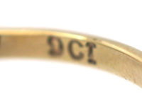 Edwardian 9ct Gold Heart Shaped Opal & Diamond Ring