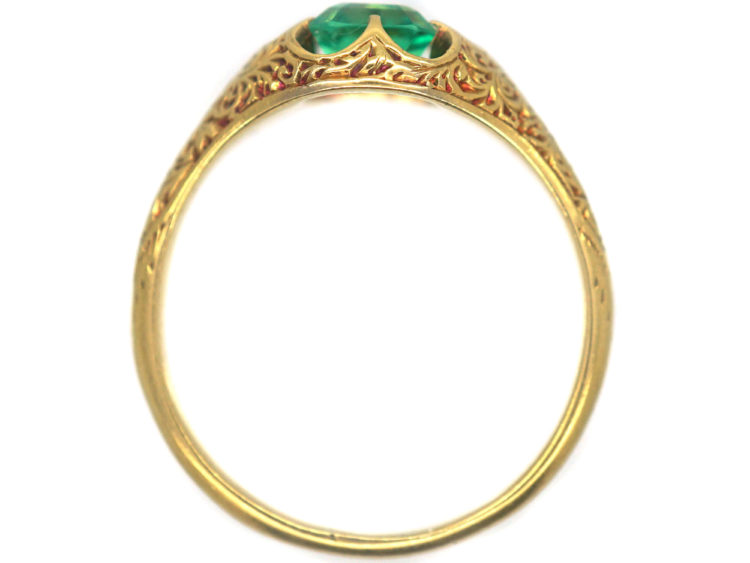 Victorian 18ct Gold & Emerald Ring