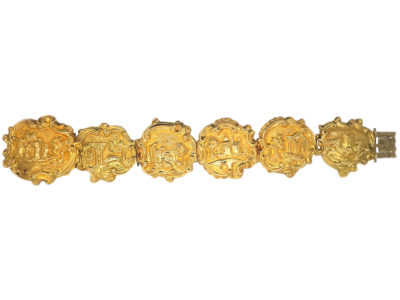 Georgian 18ct Gold Rococo Bracelet