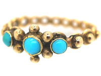 Early Victorian 18ct Gold & Turquoise 