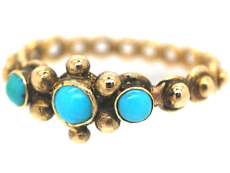 Early Victorian 18ct Gold & Turquoise 
