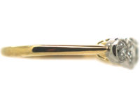 Edwardian 18ct Gold & Platinum, Five Stone Diamond Ring