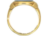 Victorian 18ct Gold Signet Ring set with a Bloodstone