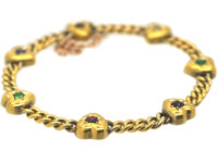 Victorian 15ct Gold Dearest Bracelet