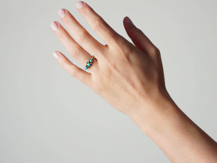 Early Victorian 18ct Gold & Turquoise 