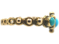 Early Victorian 18ct Gold & Turquoise 