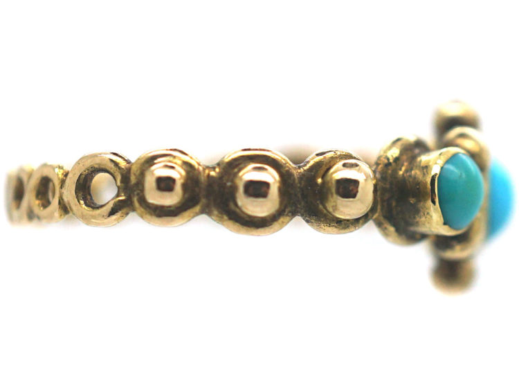 Early Victorian 18ct Gold & Turquoise 
