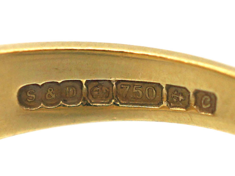 18ct Gold & Turquoise Five Stone Ring