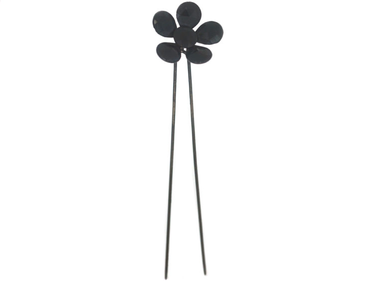 Victorian Vauxhall Glass Hairpin