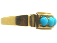 18ct Gold & Turquoise Five Stone Ring