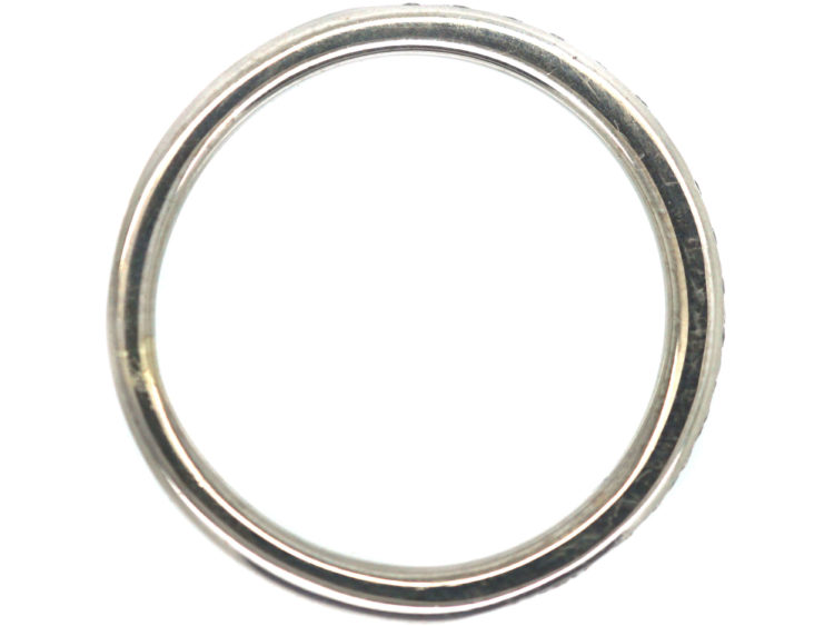 18ct White Gold & Diamond Half Eternity Ring