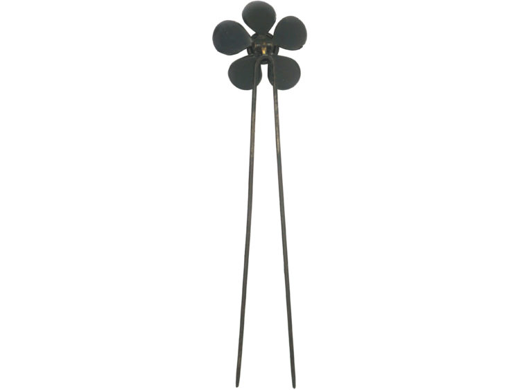 Victorian Vauxhall Glass Hairpin