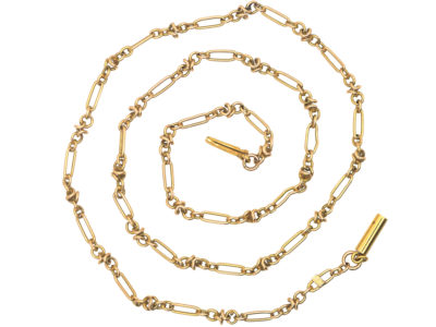 Edwardian 15ct Gold Ornate Chain