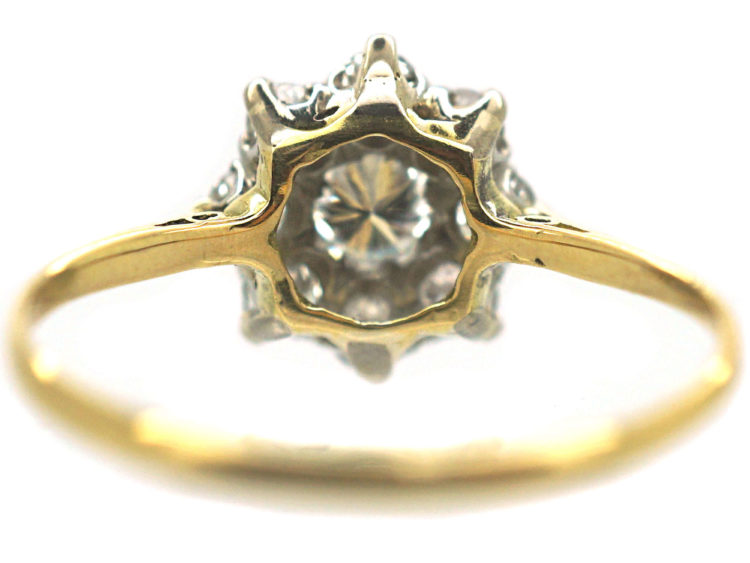 18ct Gold Diamond Daisy Cluster Ring