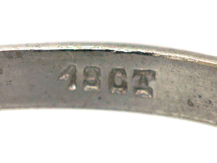 18ct White Gold Tramline Set Diamond Eternity Ring