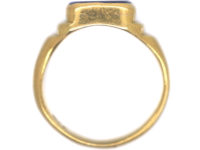 Art Deco 18ct Gold & Lapis Lazuli Signet Ring