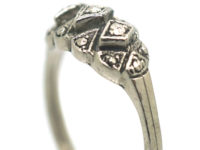 Art Deco Silver & Marcasite Ring
