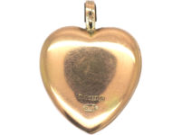 Edwardian Heart Shaped 9ct Gold Locket
