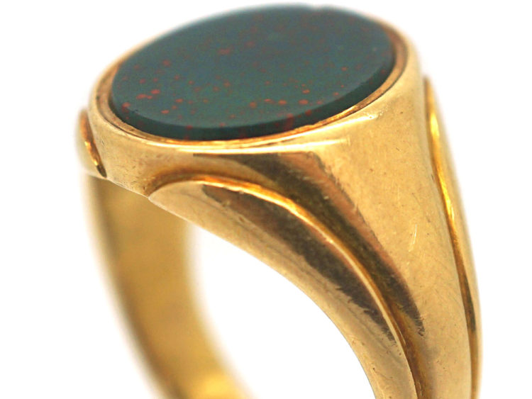 Victorian 18ct Gold & Bloodstone Ring
