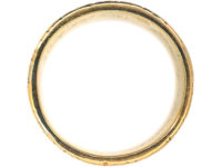 Georgian Wide 18ct Gold Memorial Ring