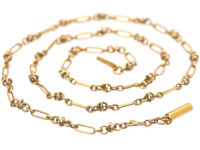 Edwardian 15ct Gold Ornate Chain
