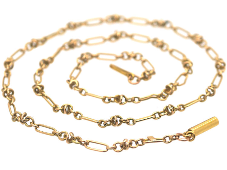 Edwardian 15ct Gold Ornate Chain