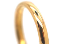 Art Deco 22ct Gold Wedding Ring