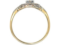 Art Deco 18ct Gold & Platinum Diamond Ring