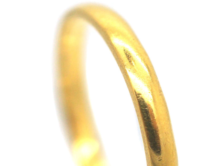Art Deco 22ct Gold Wedding Ring