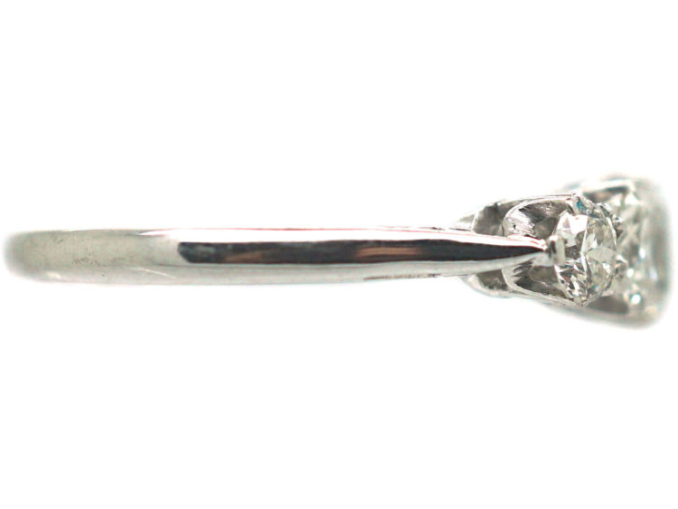 18ct White Gold & Diamond Five Stone Ring