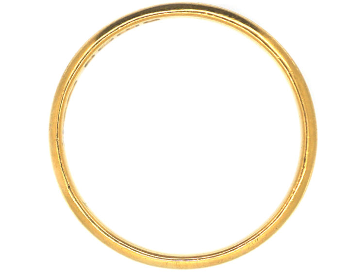 Art Deco 22ct Gold Wedding Ring