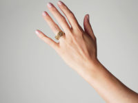 Georgian 18ct Gold Puzzle Ring with Monogram