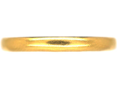 Art Deco 22ct Gold Wedding Ring