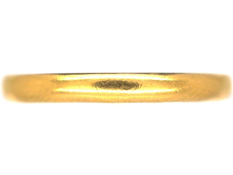 Art Deco 22ct Gold Wedding Ring