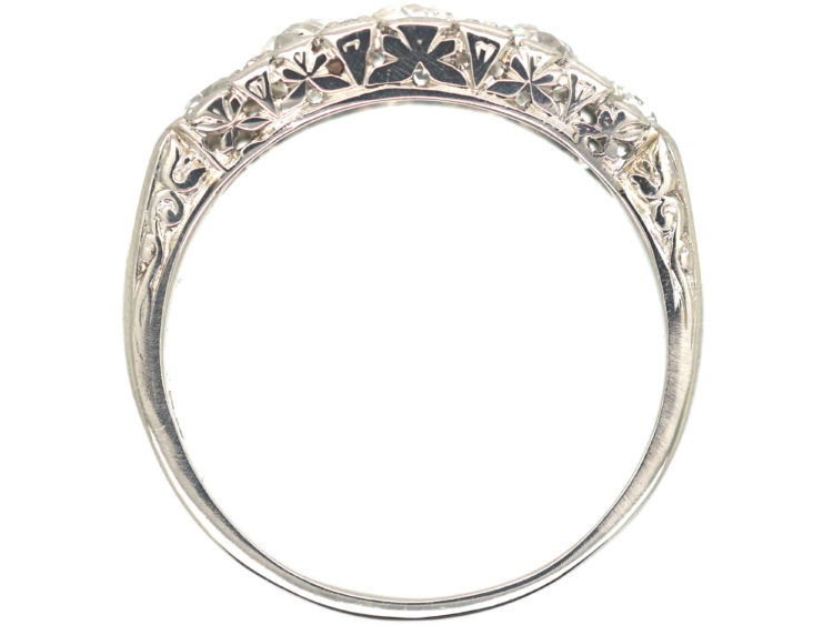 Edwardian Platinum & Diamond Five Stone Ring