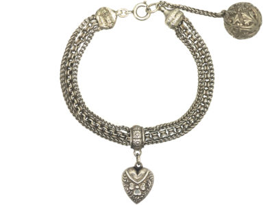 Victorian Silver Albertina Bracelet