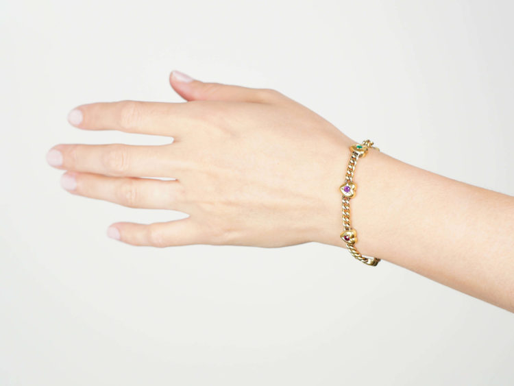 Victorian 15ct Gold Dearest Bracelet