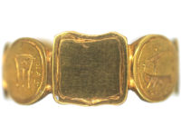 Georgian 18ct Gold Ring with Emblems of the Ionian Islands