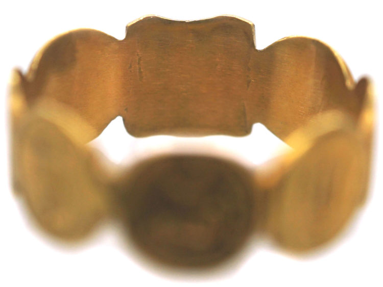 Georgian 18ct Gold Ring with Emblems of the Ionian Islands