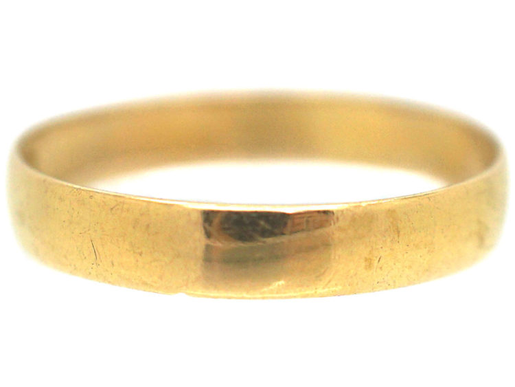 Victorian 22ct Gold Wedding Ring made in 1889