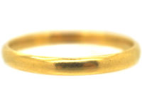 Art Deco 22ct Gold Wedding Ring