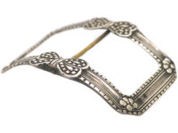 Large Silver Georgian Buckle