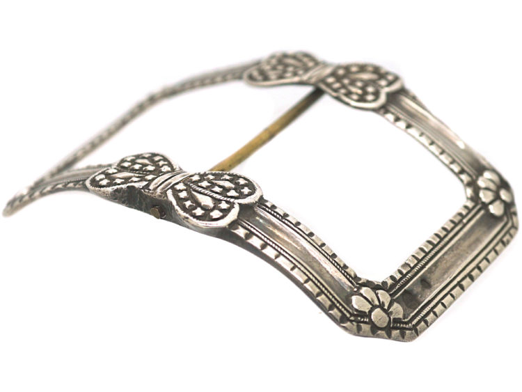 Large Silver Georgian Buckle