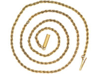 Edwardian 15ct Gold Prince of Wales Twist Chain
