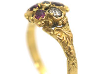 Georgian 15ct Gold Acrostic Ring that Spells Regard