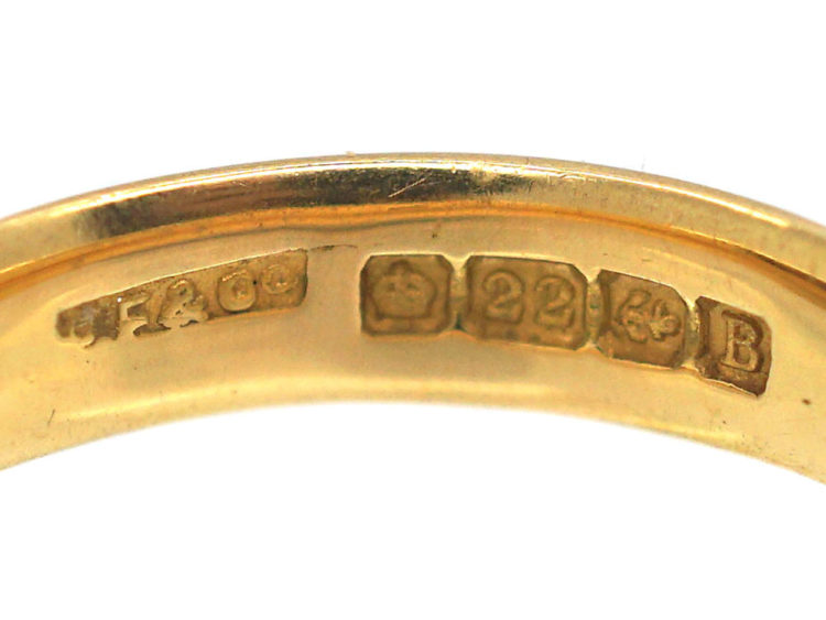 22ct Gold Wedding Ring made in 1926